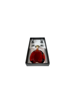 Coffret carafe ronde Très Vieux Cognac 70 cl + 2 verres